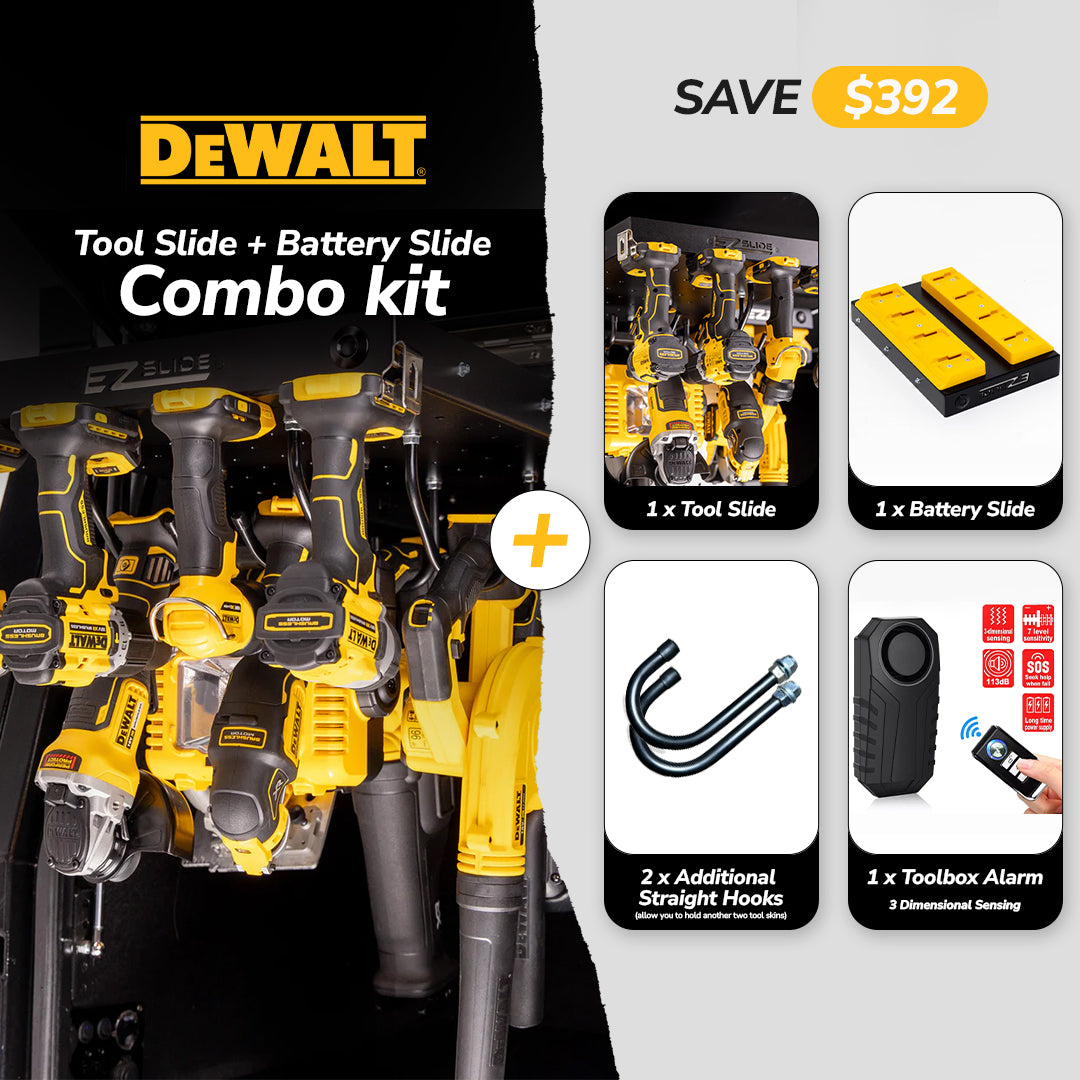 EzSlide bundle for Dewalt tools and batteries – Ez Slide